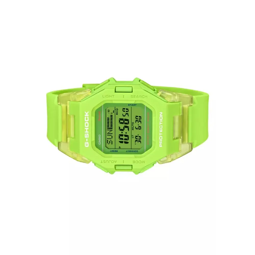   G-Shock Digital Bluetooth Connects Green Resin Strap Men's Watch GD-B500S-3DR