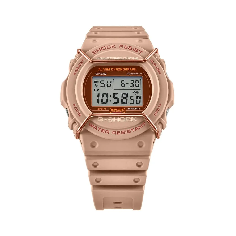   G-Shock Digital Brown Resin Strap Men Watch DW-5700PT-5DR-P