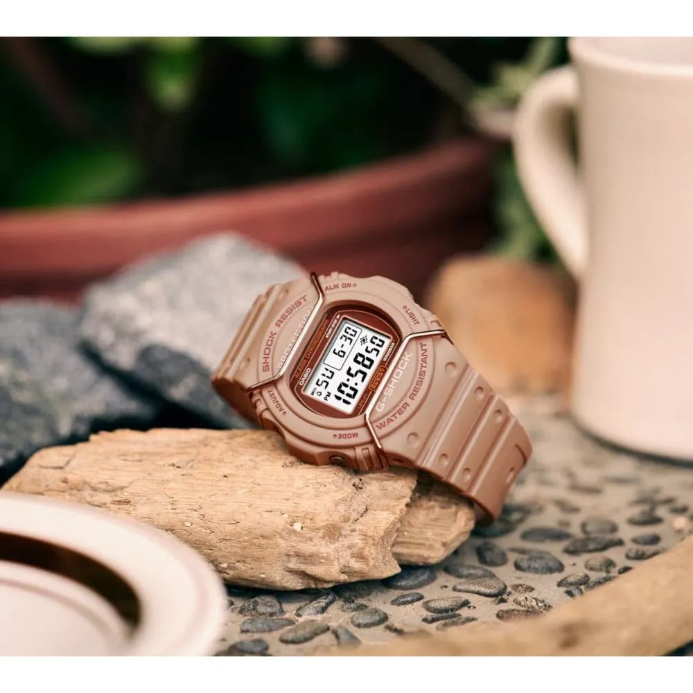   G-Shock Digital Brown Resin Strap Men Watch DW-5700PT-5DR-P