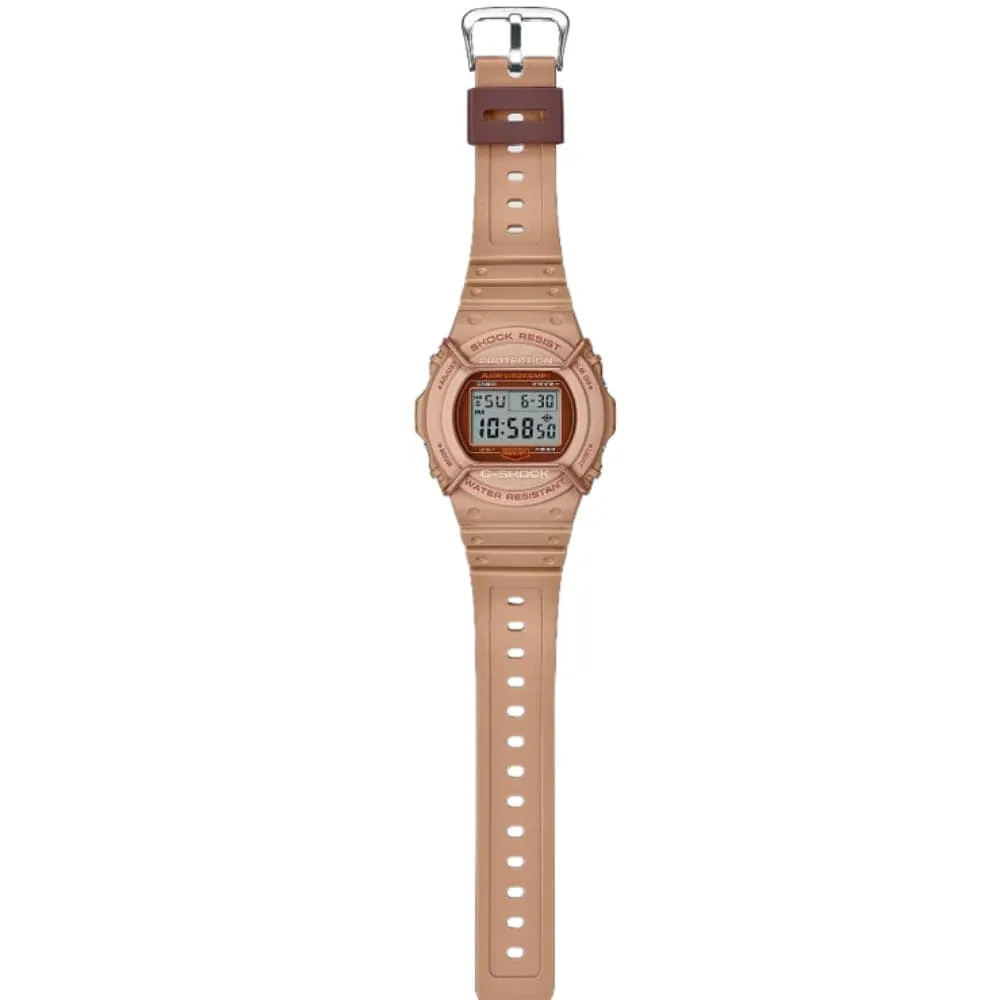   G-Shock Digital Brown Resin Strap Men Watch DW-5700PT-5DR