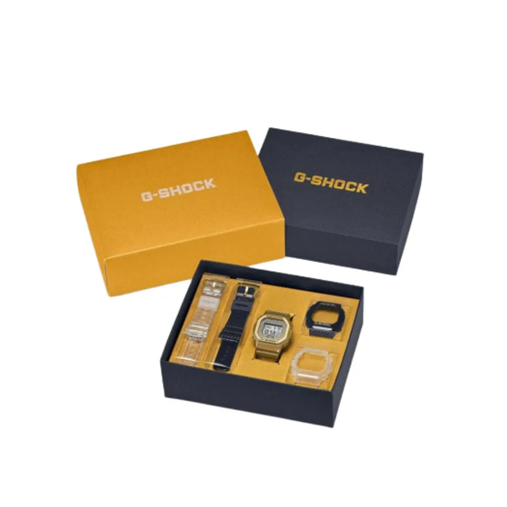   G-Shock Digital Gold Resin Strap Men Watch DWE-5600HG-1DR-P
