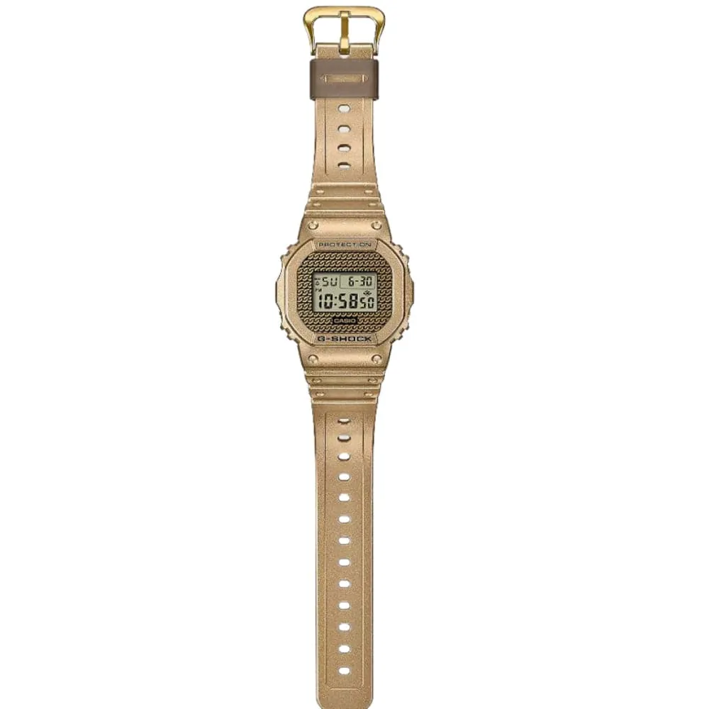   G-Shock Digital Gold Resin Strap Men Watch DWE-5600HG-1DR-P