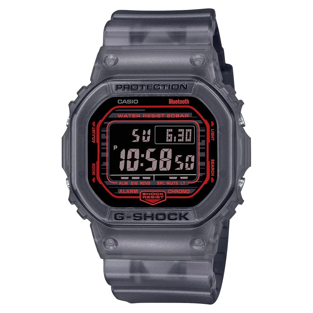 Casio G-Shock Digital Gray Resin Strap Men Watch DW-B5600G-1DR-P 