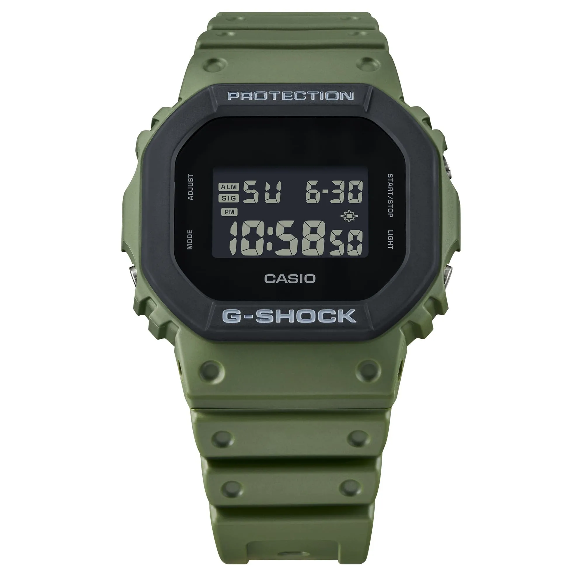   G-Shock Digital Green Resin Strap Men Watch DW-5610UU-3DR-P