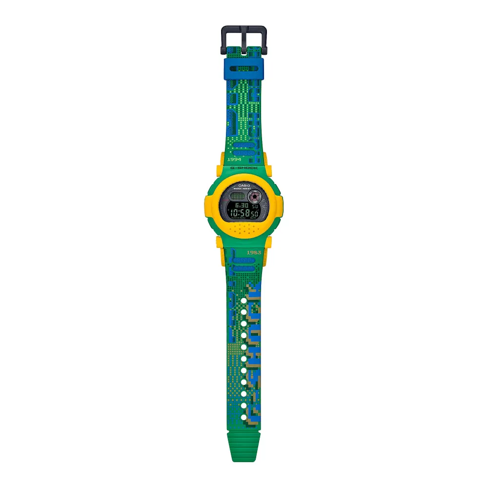   G-Shock Digital Green Resin Strap Men Watch G-B001RG-3DR-P
