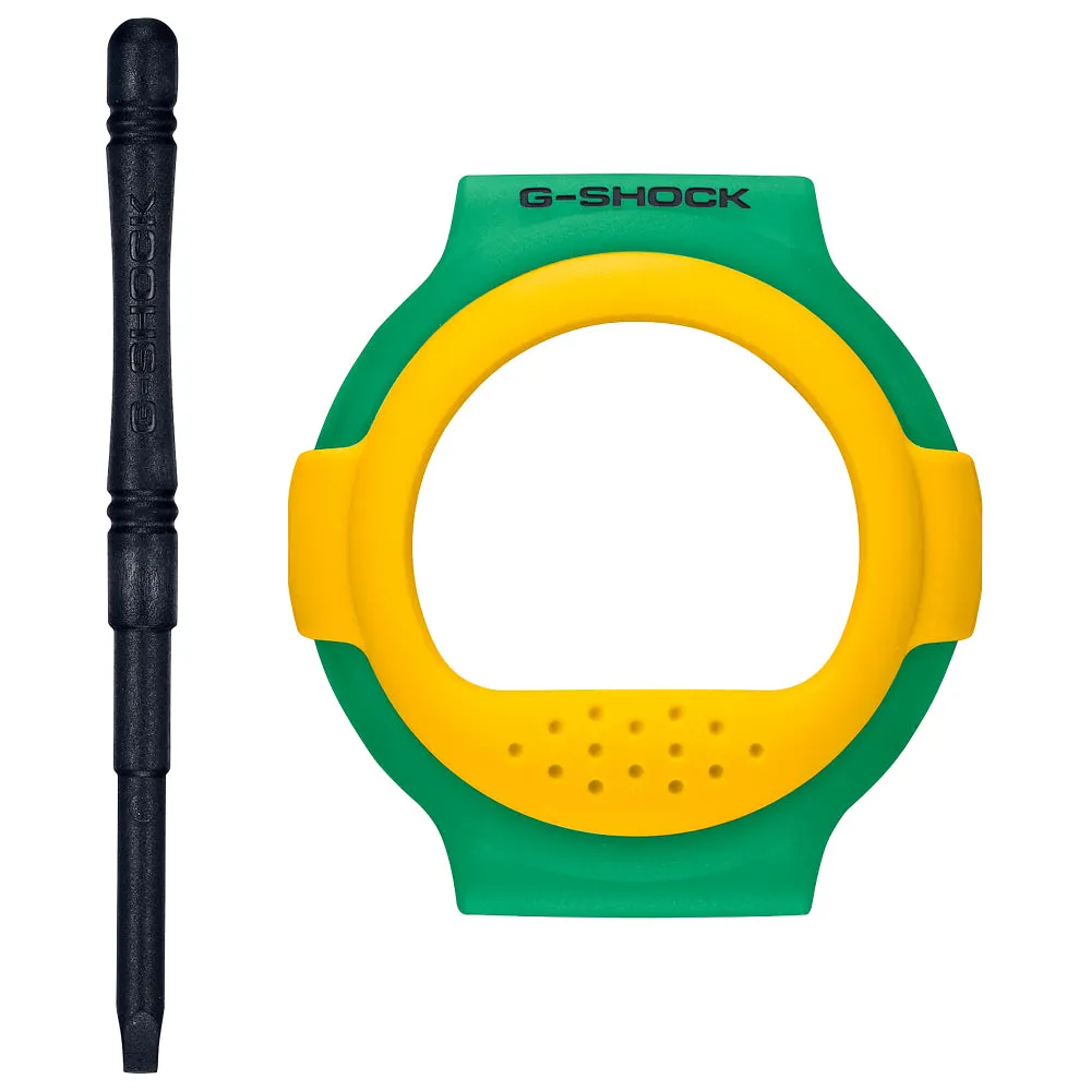   G-Shock Digital Green Resin Strap Men Watch G-B001RG-3DR-P