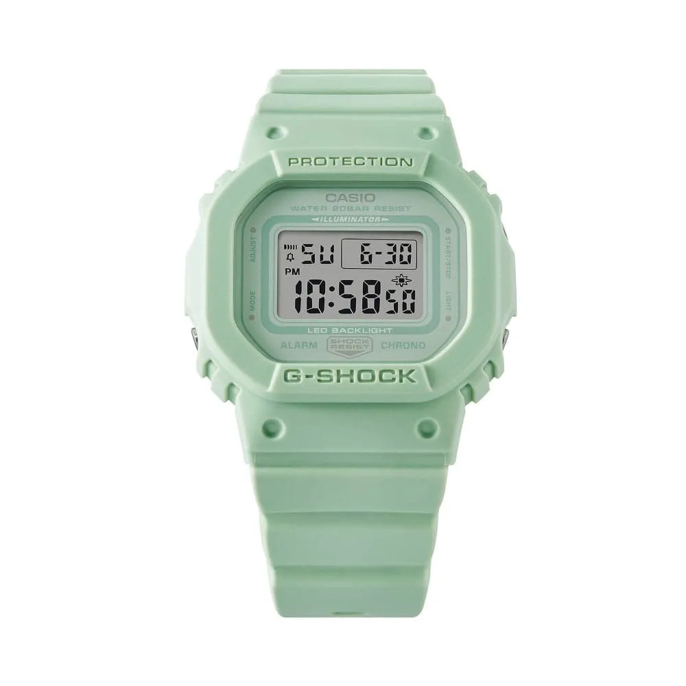   G-Shock Digital Green Resin Strap Women Watch GMD-S5600BA-3DR-P