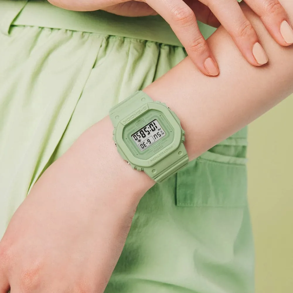   G-Shock Digital Green Resin Strap Women Watch GMD-S5600BA-3DR-P