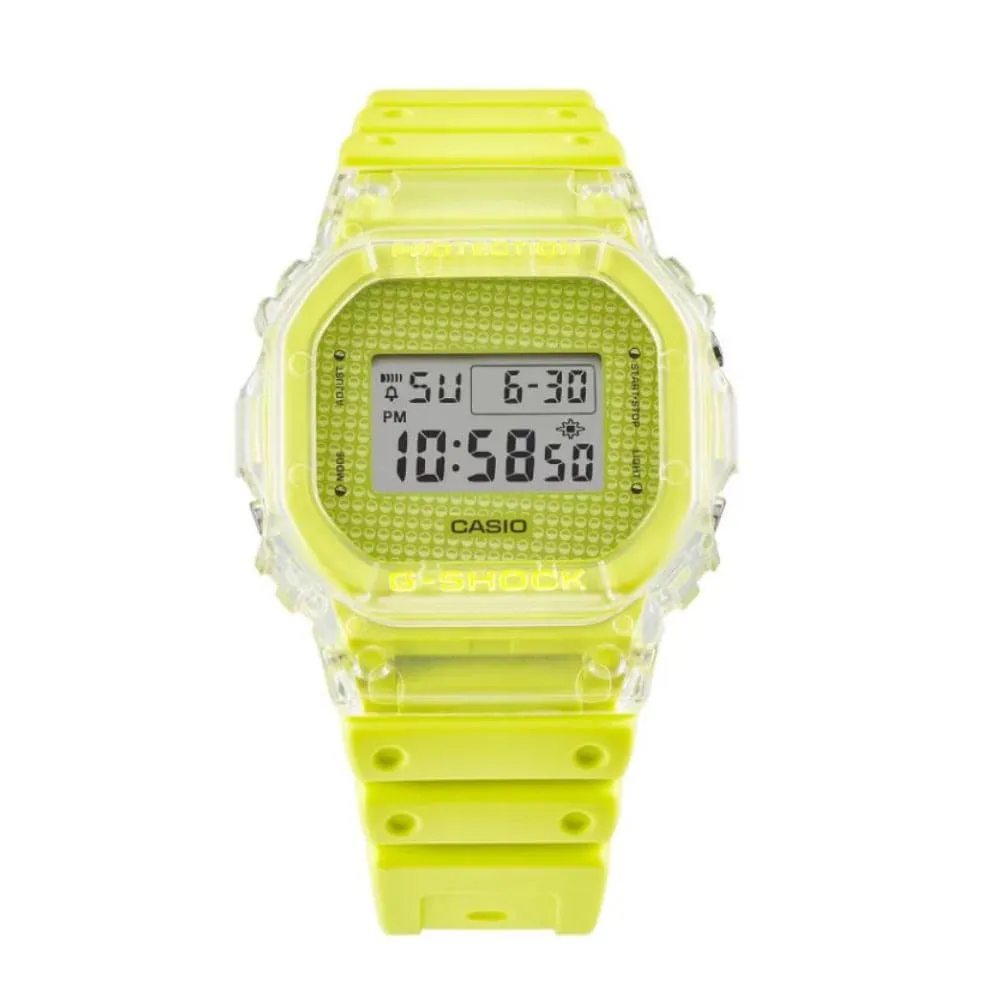   G-Shock Digital Mint Green Resin Strap Unisex Watch DW-5600GL-9DR
