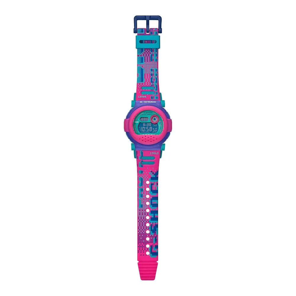   G-Shock Digital Multicolor Resin Strap Women Watch G-B001RG-4DR