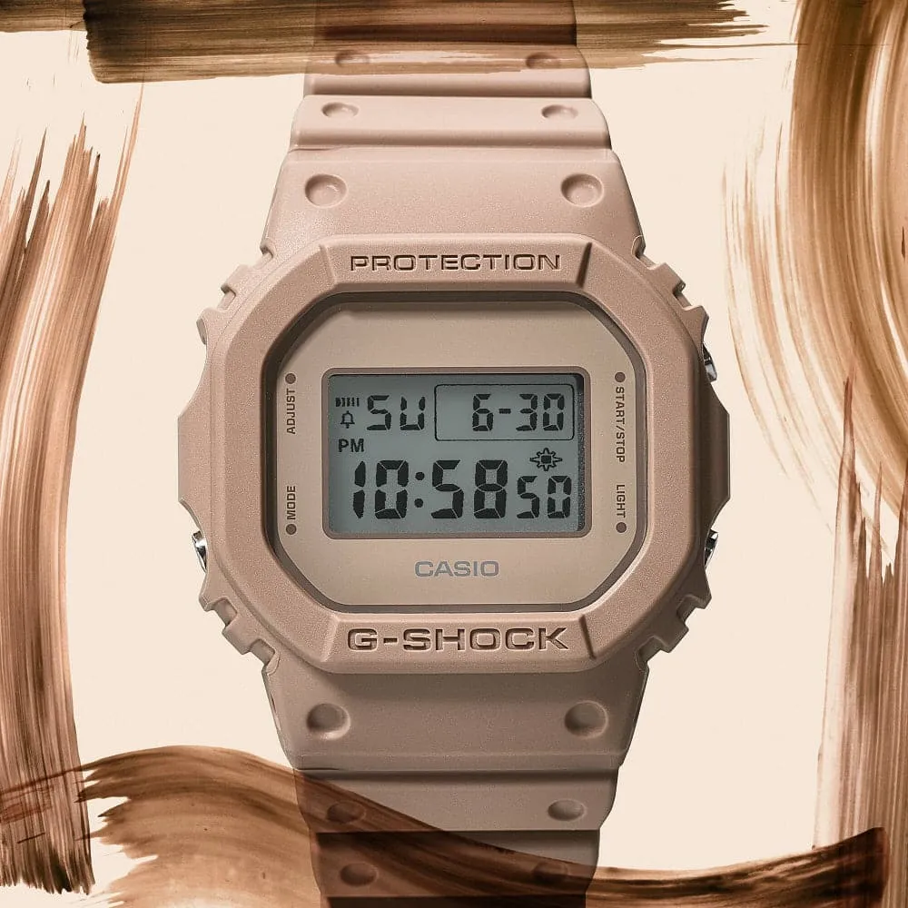   G-Shock Digital Pink Resin Strap Unisex Watch DW-5600NC-5DR