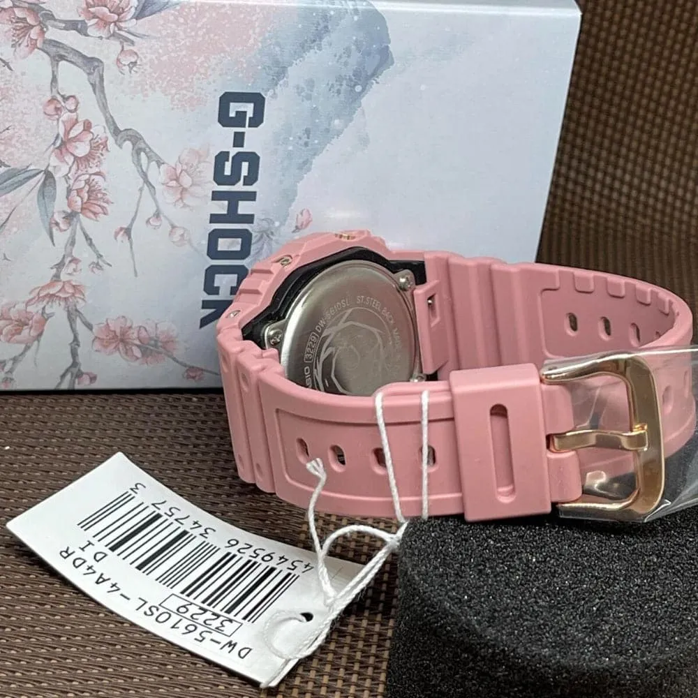   G-Shock Digital Pink Resin Strap Women Watch DW-5610SL-4A4DR