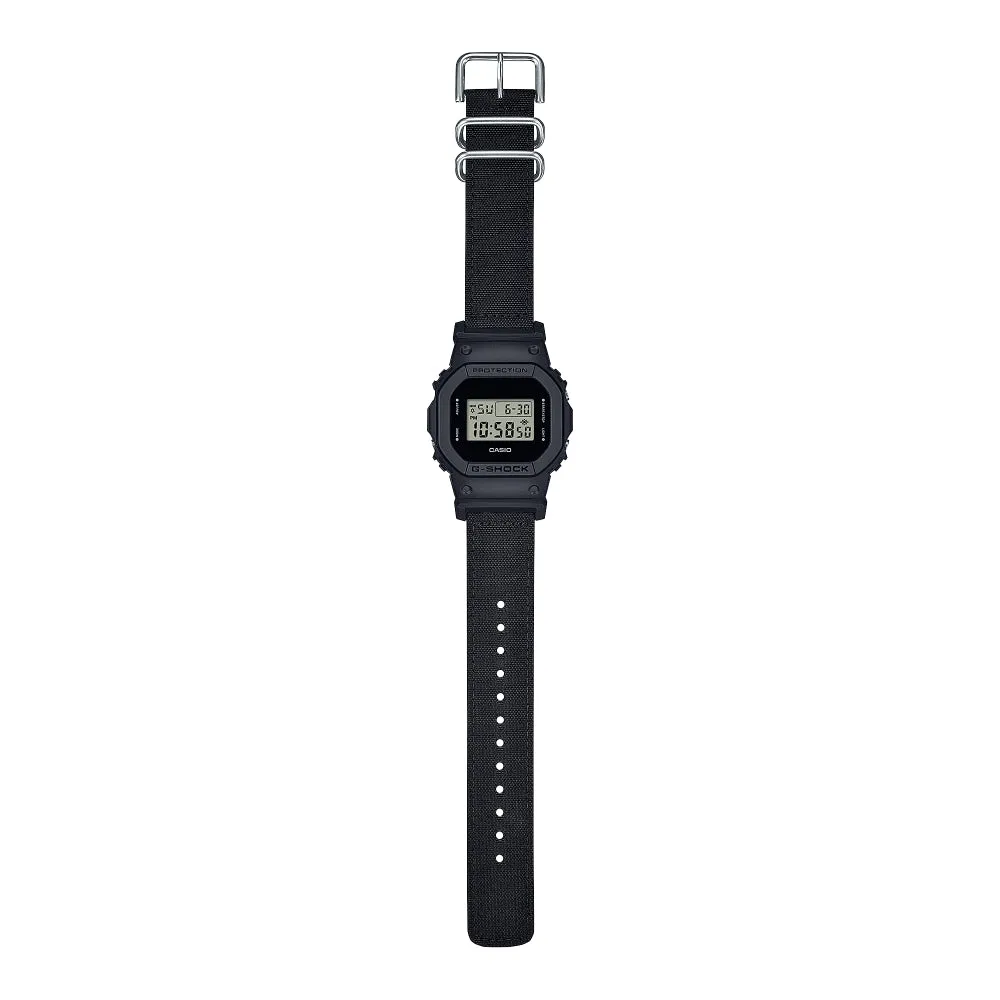   G-Shock Digital Shock Resistant Black Resin Strap Men Watch DW-5600BCE-1DR
