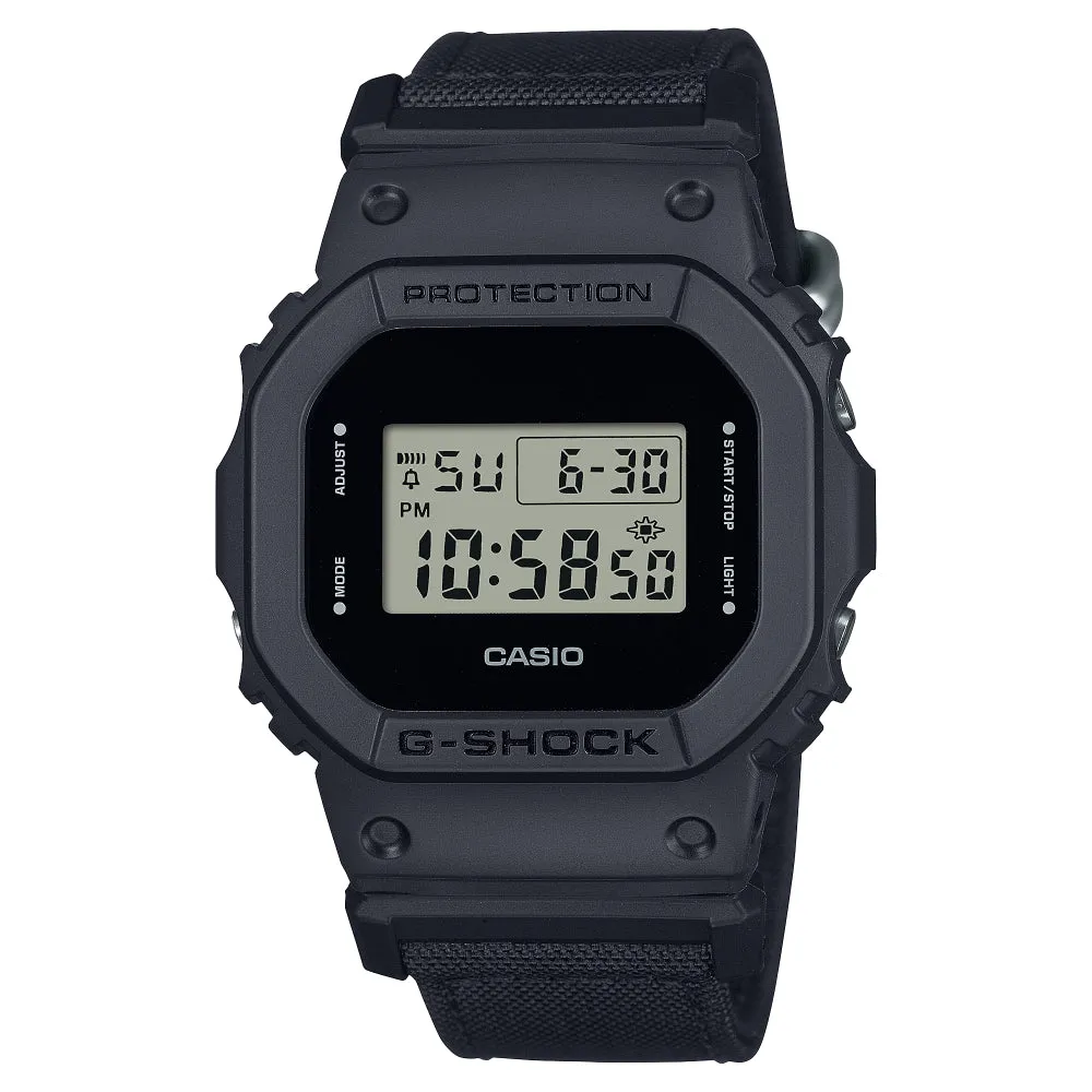 Casio G-Shock Digital Shock Resistant Black Resin Strap Men Watch DW-5600BCE-1DR 