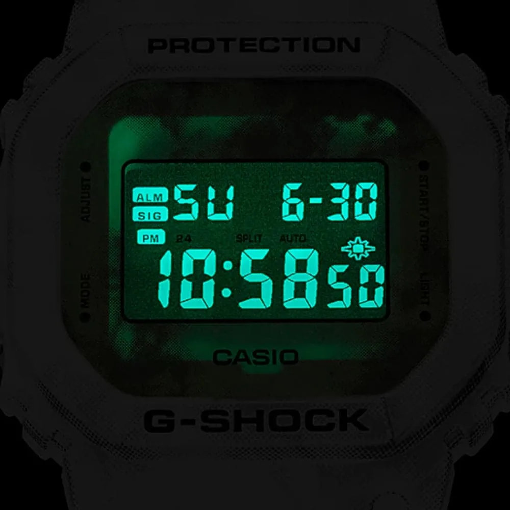   G-Shock Digital Special Color Resin Strap Unisex Watch DW-5600GC-7DR-P