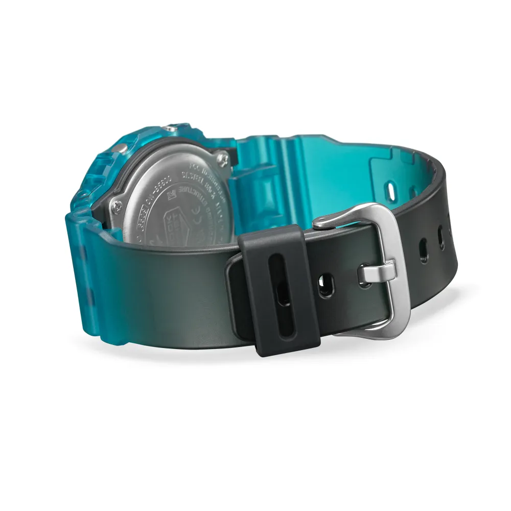   G-Shock Digital Transparent Color Resin Strap Men Watch DW-B5600G-2DR