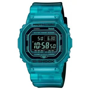 Casio G-Shock Digital Transparent Color Resin Strap Men Watch DW-B5600G-2DR 