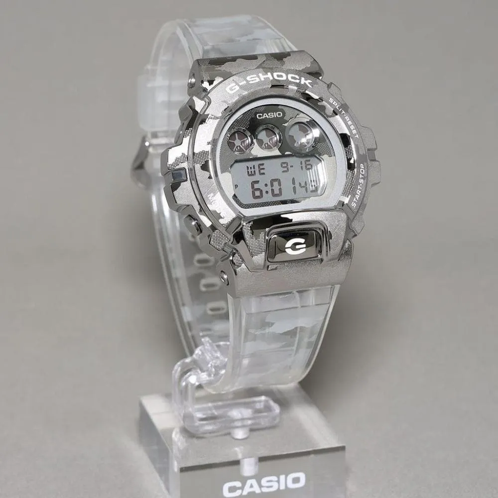   G-Shock Digital White Resin Strap Men Watch GM-6900SCM-1DR-P