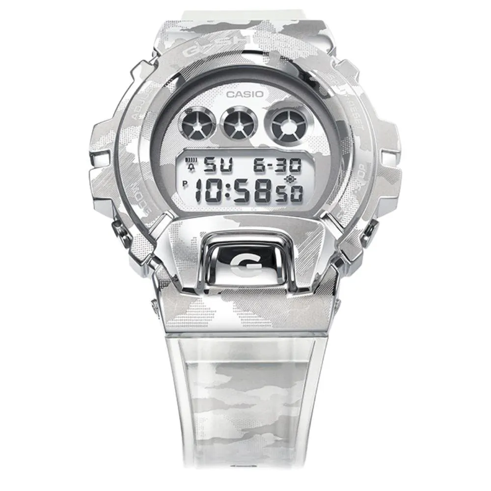   G-Shock Digital White Resin Strap Men Watch GM-6900SCM-1DR-P