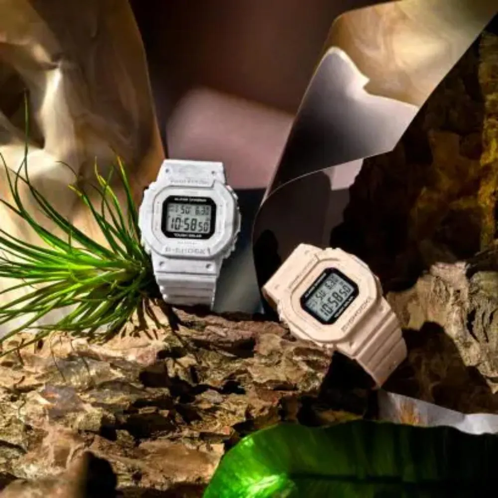   G-Shock Digital White Resin Strap Shock Resistant Men's Watch GMS-S5600RT-7DR-P