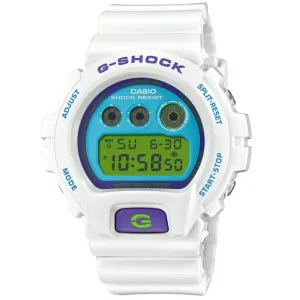 Casio G-Shock Digital White Resin Strap Unisex Watch DW-6900RCS-7DR-P 