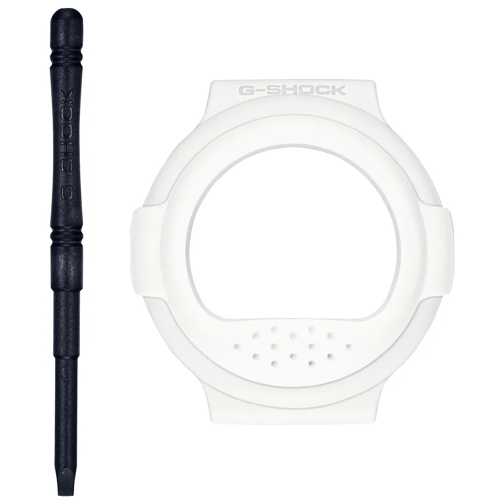   G-Shock Digital White Resin Strap Unisex Watch G-B001SF-7DR-P