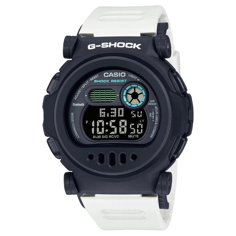 Casio G-Shock Digital White Resin Strap Unisex Watch G-B001SF-7DR-P 