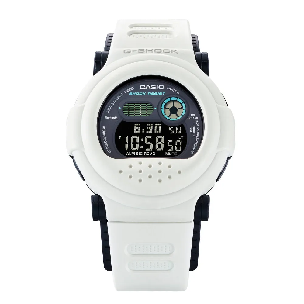   G-Shock Digital White Resin Strap Unisex Watch G-B001SF-7DR-P