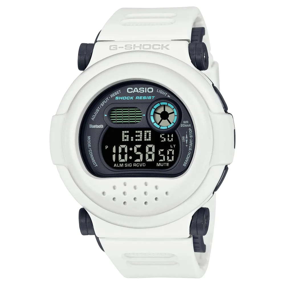   G-Shock Digital White Resin Strap Unisex Watch G-B001SF-7DR-P