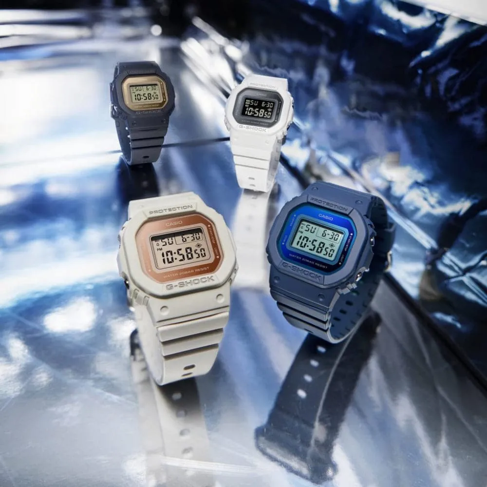   G-Shock Digital White Resin Strap Women Watch GMD-S5600-7DR-P