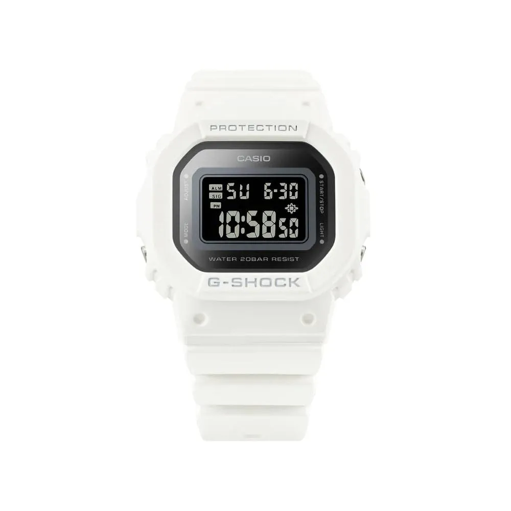   G-Shock Digital White Resin Strap Women Watch GMD-S5600-7DR-P