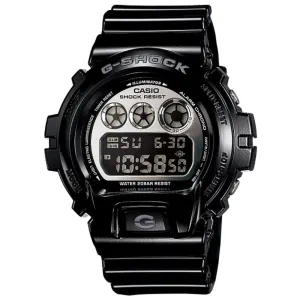 CASIO G-SHOCK DW-6900NB-1DR-P DIGITAL QUARTZ BLACK RESIN MEN'S WATCH 