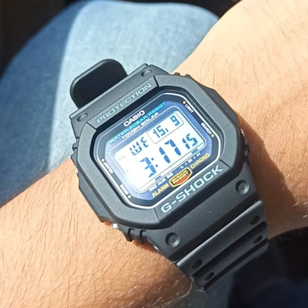   G-SHOCK G-5600UE-1DR-P BLACK RESIN STRAP MEN WATCH