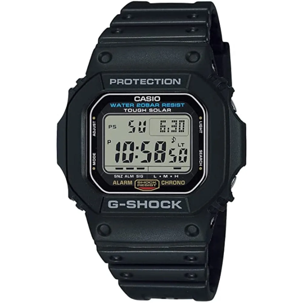 CASIO G-SHOCK G-5600UE-1DR-P BLACK RESIN STRAP MEN WATCH 