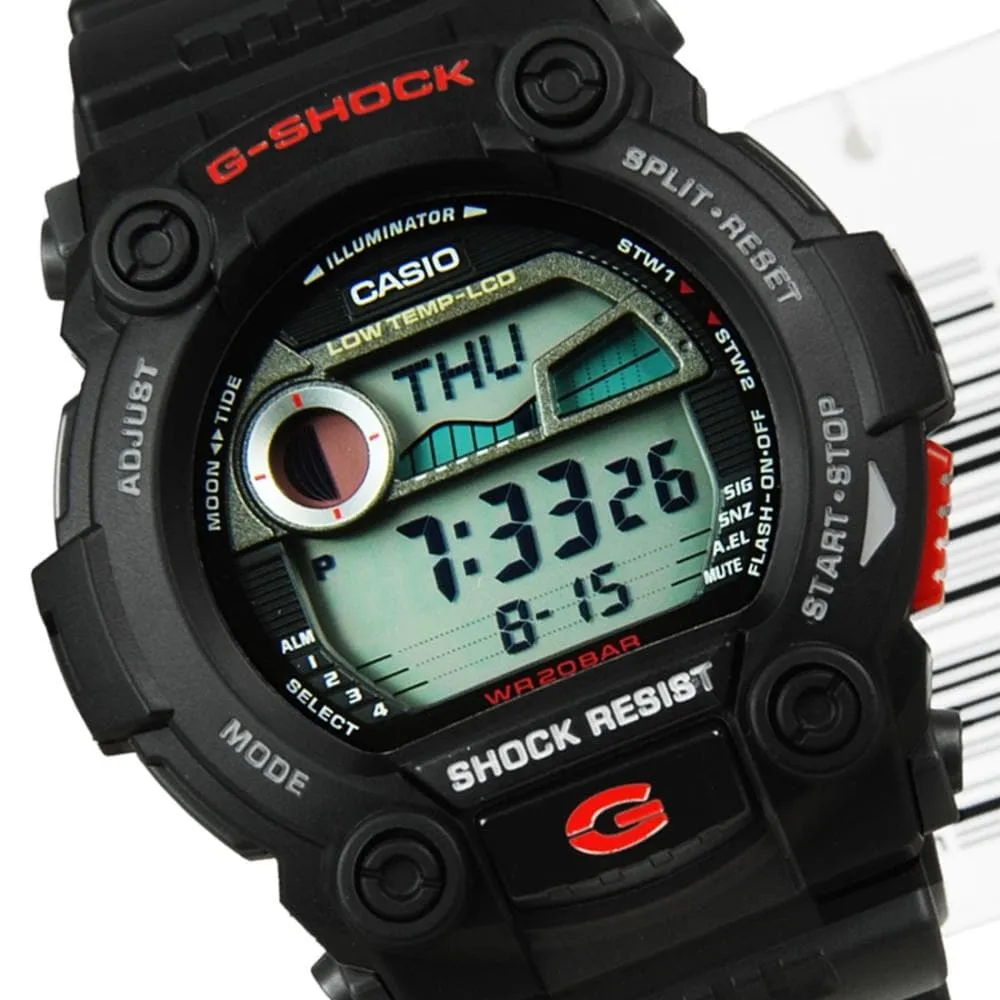   G-SHOCK G-7900-1DR-P DIGITAL QUARTZ BLACK RESIN MEN'S WATCH