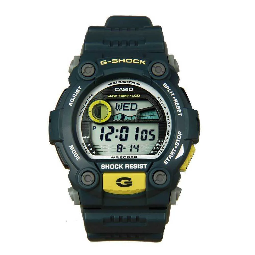 Casio G-Shock G-7900-2DR Digital Shock Resistant Blue Resin Strap Men's Watch 