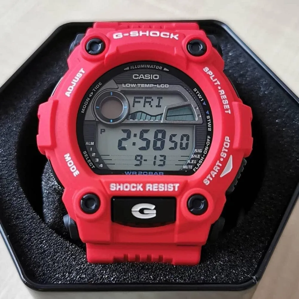   G-SHOCK G-7900A-4DR DIGITAL QUARTZ RED RESIN MEN'S WATCH