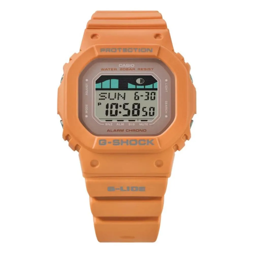   G-Shock G-Lide Digital Orange Resin Strap Unisex Watch GLX-S5600-4DR