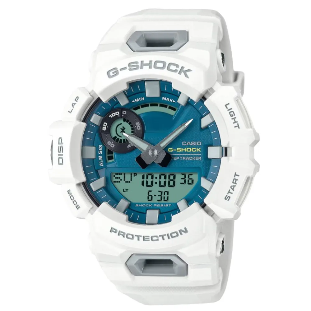 Casio G-Shock G-Squad Series Digital White Resin Strap Men's Watch GBA-900CB-7ADR 