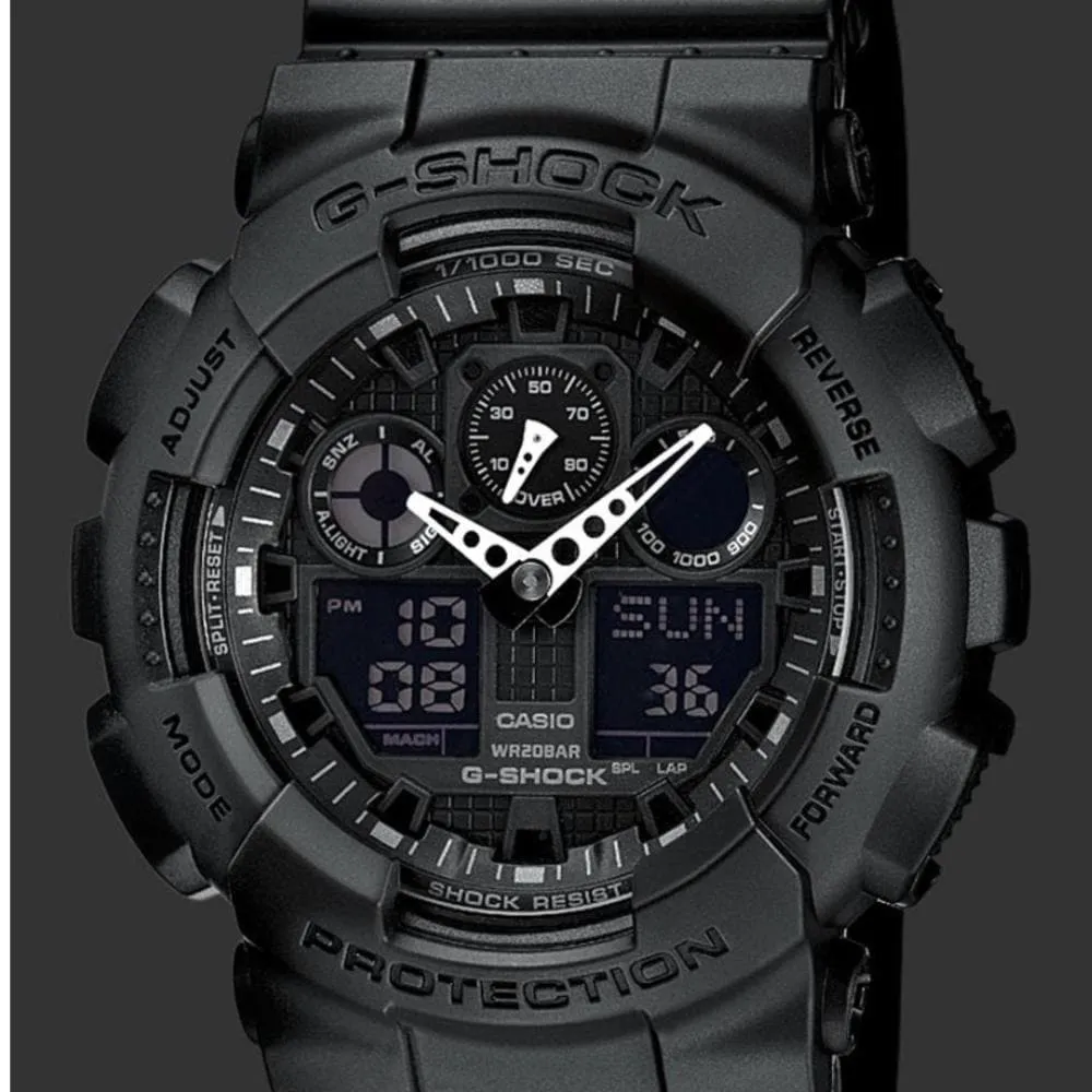   G-SHOCK GA-100-1A1DR-P ANALOG-DIGITAL MEN'S WATCH