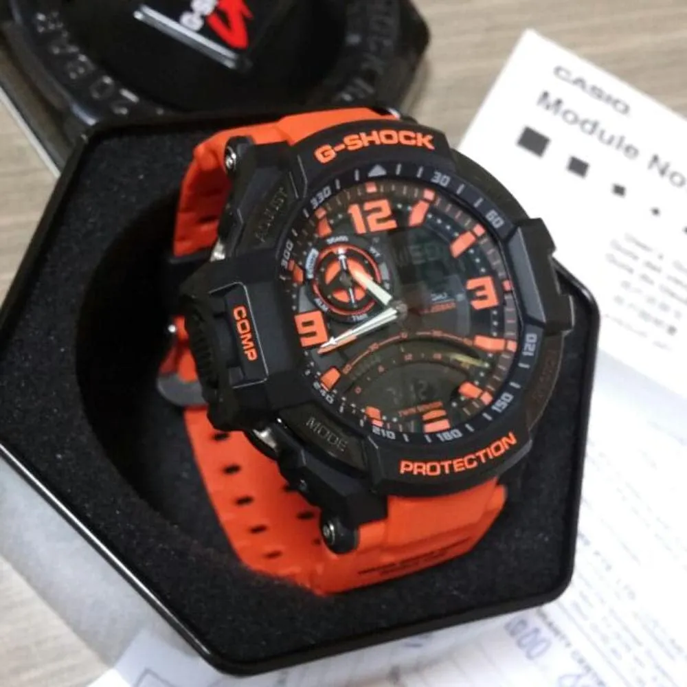   G-Shock GA-1000-4ADR Orange Resin Master of G - Air Gravitymaster Men's Watch