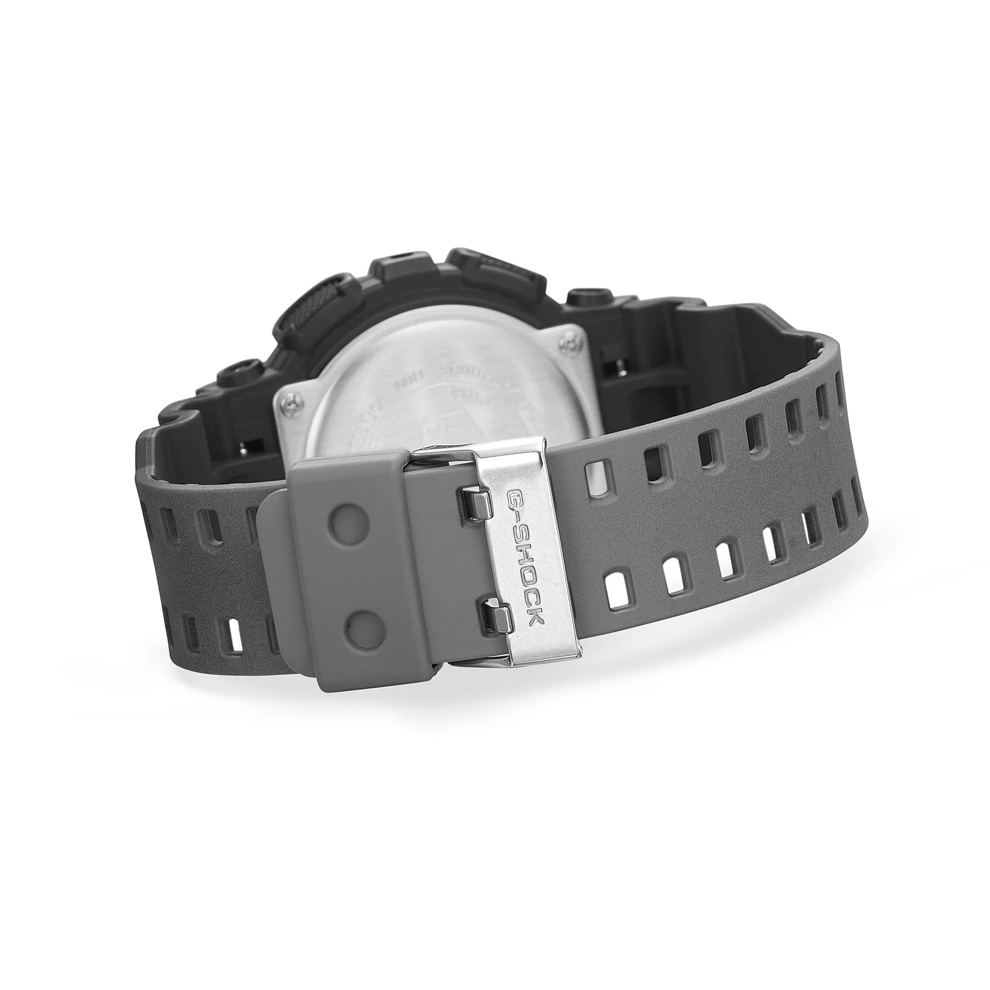   G-SHOCK GA-100FL-1ADR FIERY BLUE DIAL BLACK STRAP MEN WATCH