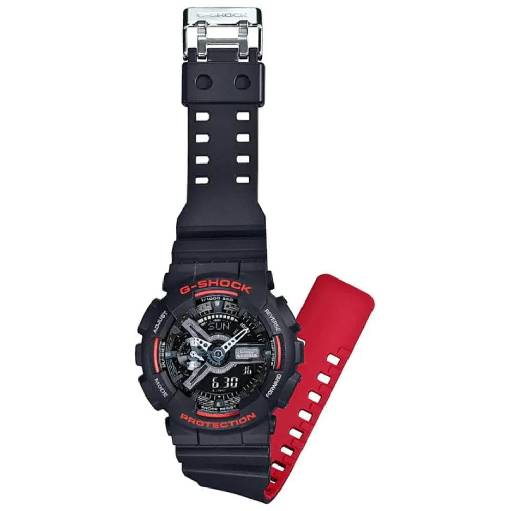   G-SHOCK GA-110HR-1ADR DIGITAL QUARTZ BLACK RESIN MEN'S WATCH