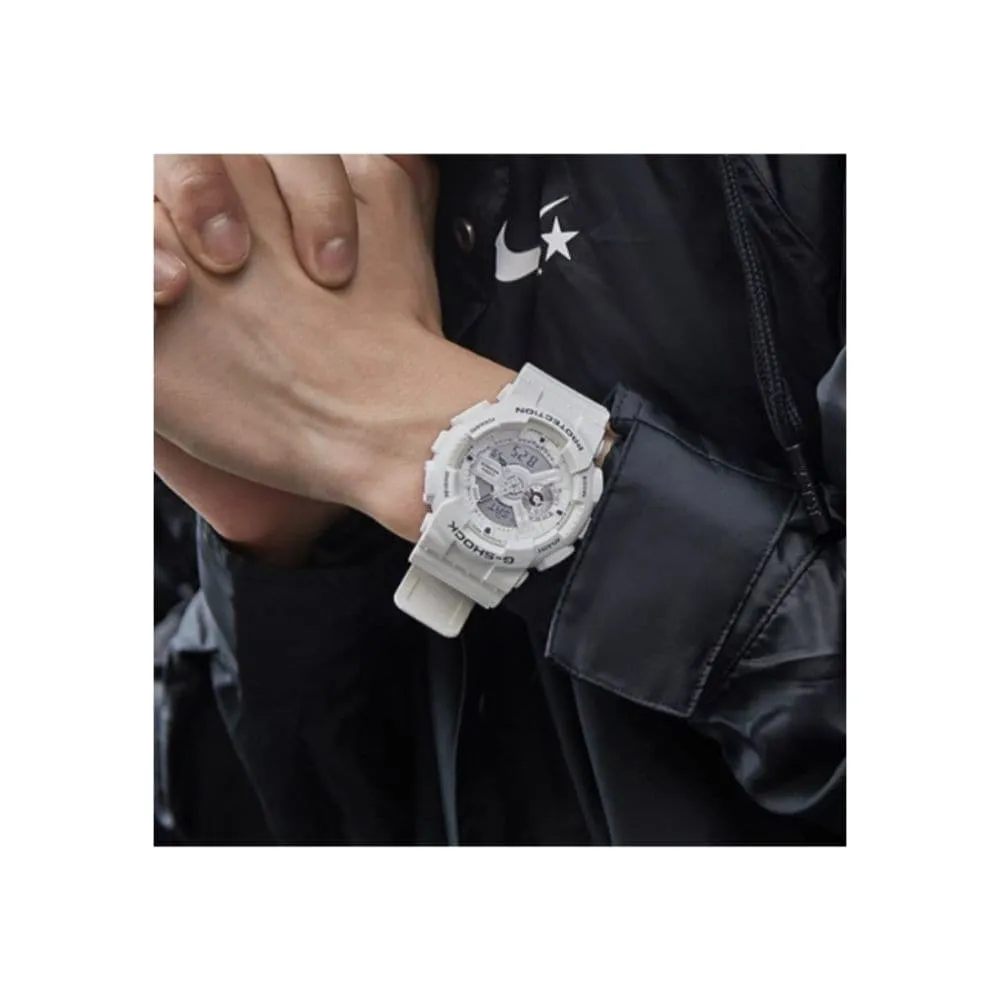   G-SHOCK GA-110MW-7ADR-P DIGITAL QUARTZ WHITE RESIN MEN'S WATCH