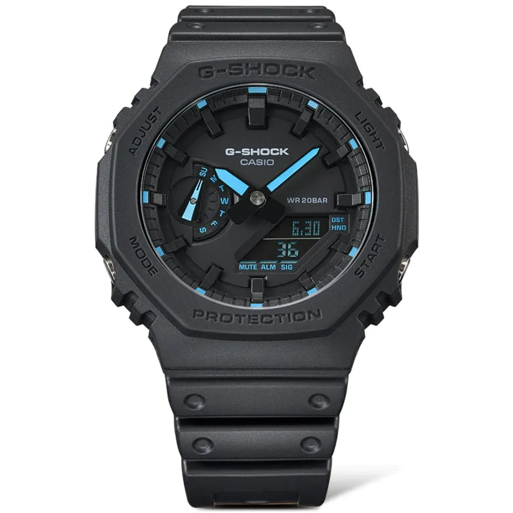   G-SHOCK GA-2100-1A2DR-P BLACK STRAP MEN WATCH