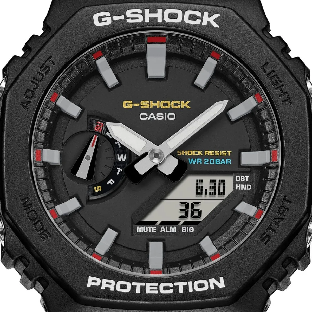   G-SHOCK GA-2100RL-1ADR ANALOG-DIGITAL BLACK WATCH