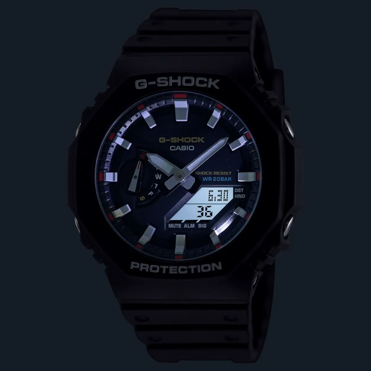   G-SHOCK GA-2100RL-1ADR ANALOG-DIGITAL BLACK WATCH