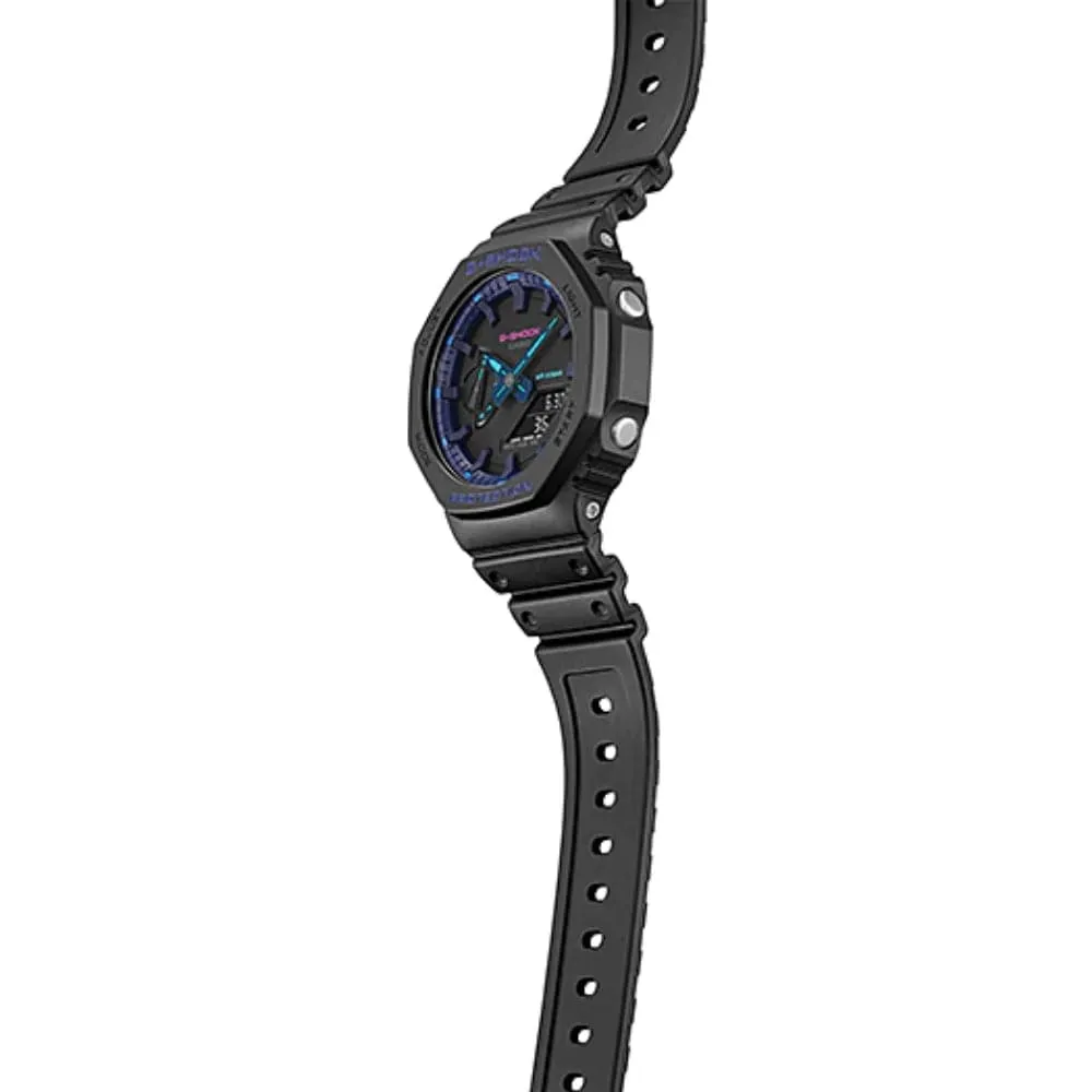   G-SHOCK GA-2100VB-1ADR BLACK RESIN STRAP MEN'S WATCH