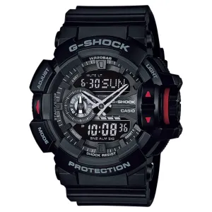 CASIO G-SHOCK GA-400-1BDR-P BLACK RESIN MEN WATCH 