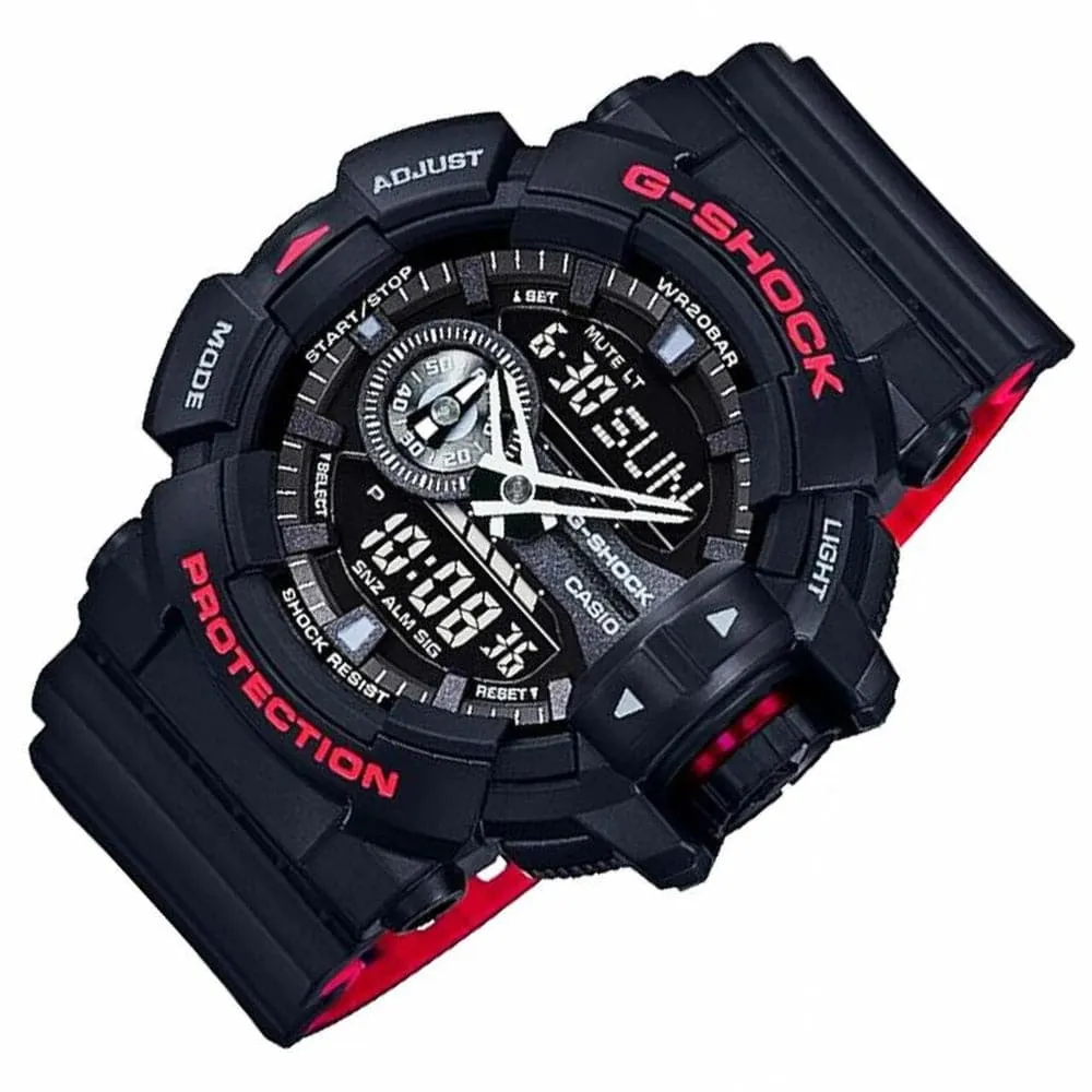   G-SHOCK GA-400HR-1ADR-P DIGITAL QUARTZ BLACK RESIN UNISEX'S WATCH